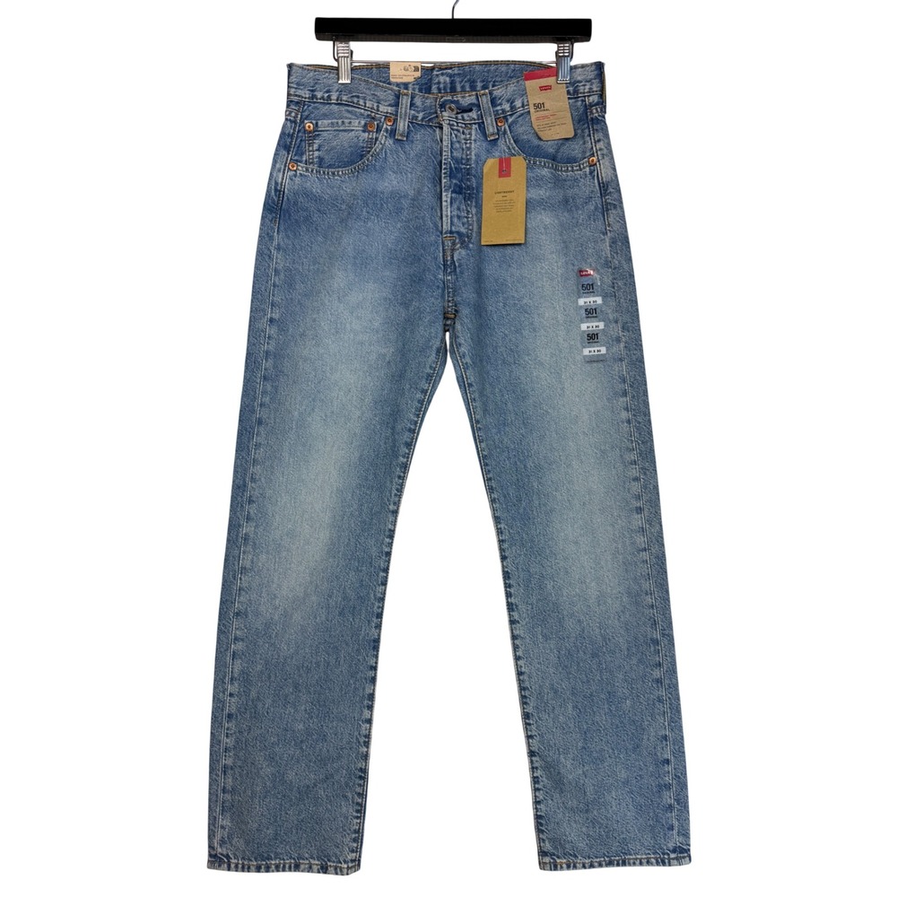 NWT Levis 501 Original Straight Leg Jeans Size 31x30 Classic Button Fly Casual